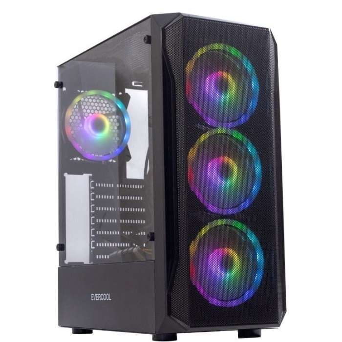 کیس گیمینگ اورکول EVERCOOL GAMING CASE L200 RGB - 4 FAN