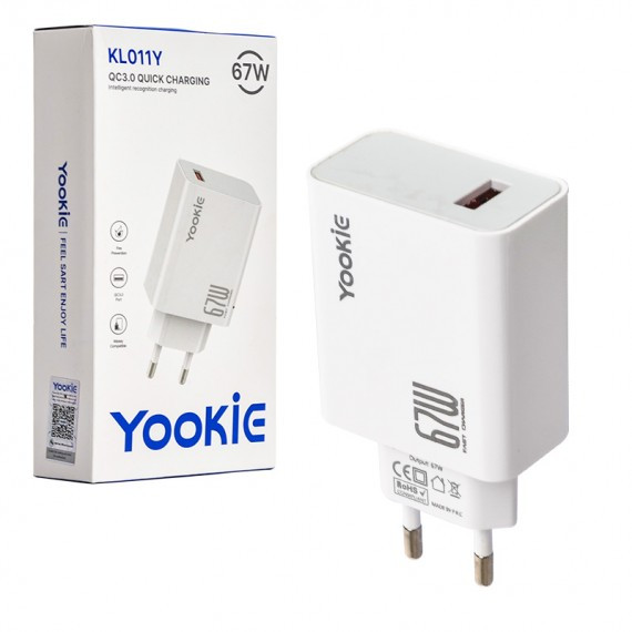 کلگی شارژر 67 وات یوکی (Yookie) مدل KL011Y