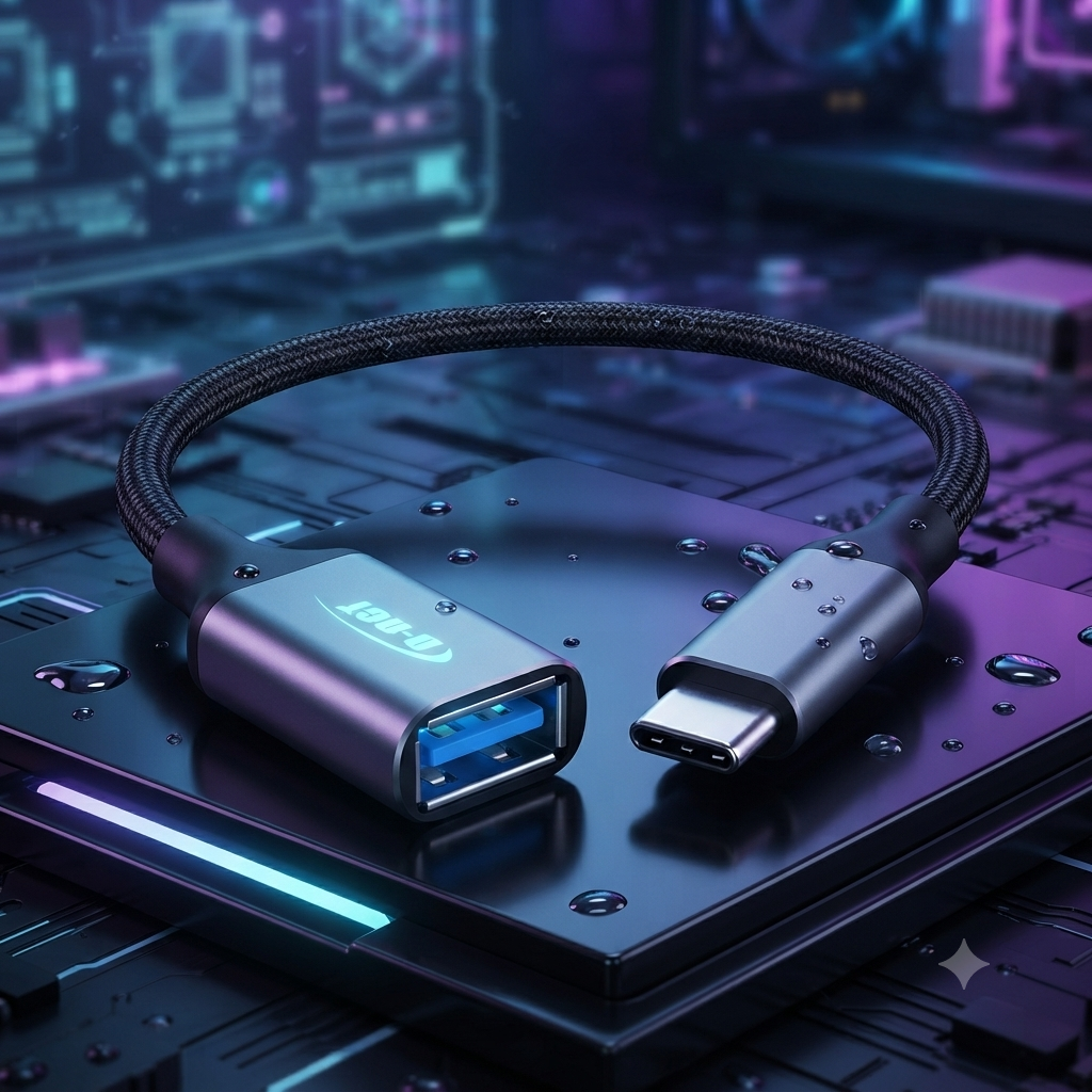 تبدیل USB3.0 OTG به Type-C دی نت مدل DT-485